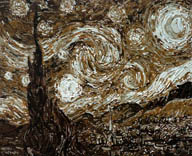 STARRY NIGHT, 2010, 160 x 130 εκ., λάδι σε καμβά