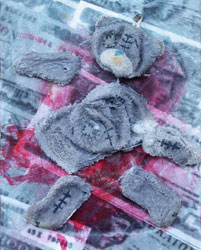 �yourh, "�he End of Innocence"
13x18 cm
mixed technique on wood