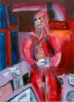 Cooking (P.B.) / 2002 / 90x120cm / oil on canvas