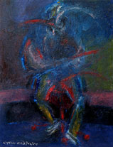 Dark model (Zaf) / 2002 / 90x120cm / oil on canvas