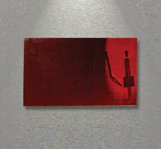 2005, 11 x 19 cm, ink on varnished paper pasted on wood